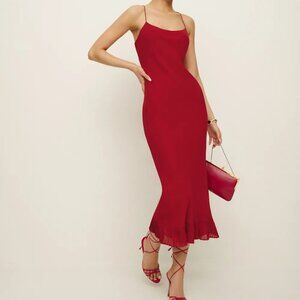 Reformation Suki Dress Red - Size 0